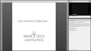 User Content Collection