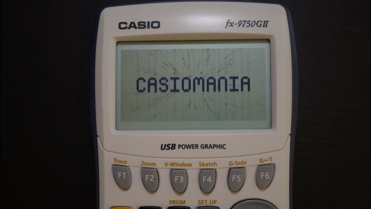 Casiomania - Casio fx-9860 graphical calculator demo (Revision 2026 wild compo)
