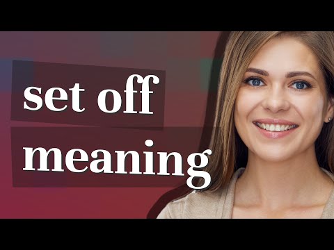 Set off | meaning of Set off