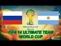 FIFA 14 Ultimate team World Cup: Россия - Аргентина ...