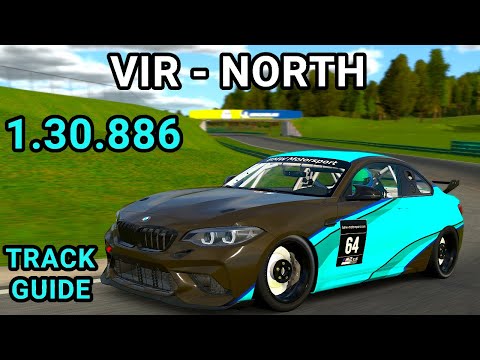 Streckenführer VIR - Nord BMW M2 CSR iRacing