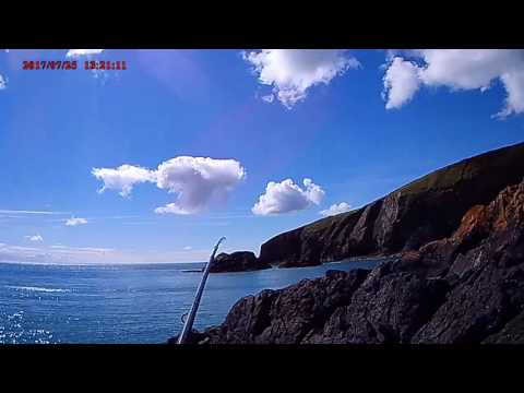 Early season mackerel fishing in Penrhyn Mawr Aberdaron