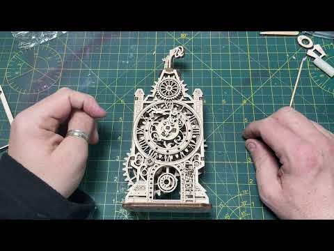 Unlocking the Mystery of UGEARS' Old Clock Tower - Build and Review!