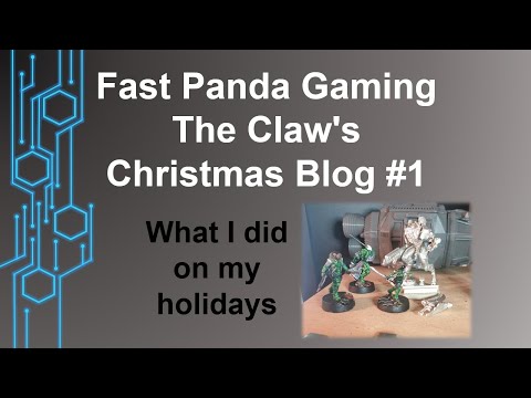 Fast Panda Gaming Infinity the Game hobby blog #1 - What I did on my holiday by The Claw age 46