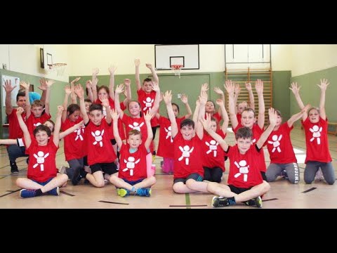Warm-up zum Programm "bewegte Kinder = gesündere Kinder"