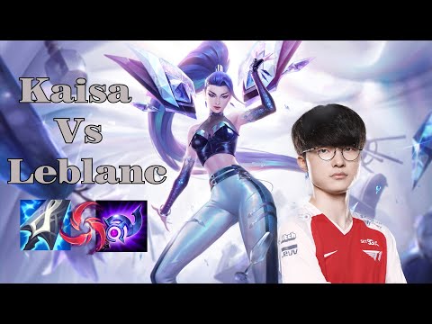 ⚡Faker Kaisa Mid proview | How to play kaisa Vs Leblanc Mid lane | Become Challenger