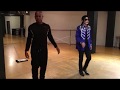 How did Michael Jackson practice dancing? I learned it with his royal teacher.