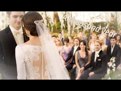 Christina Perri -A thousand year (music video) Twilight Breaking Down:Edward and Bella