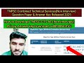TNPSC CTS Non Interview Post Answer Key Released 2025 TNPSC Combined Technical Services Exam