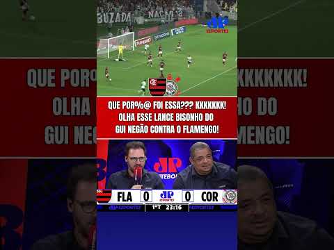MEU DEUS DO CÉU!!! KKKKKKKKK! OLHA ESSE LANCE BISONHO DO GUI NEGÃO EM FLAMENGO X CORINTHIANS!
