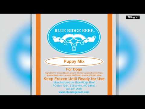 FDA Pet Food Recall