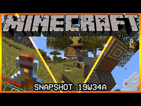 🐝 AGGIUNTE LE API E IL MIELE! 🍯 ● Minecraft ITA: Snapshot 19w34a