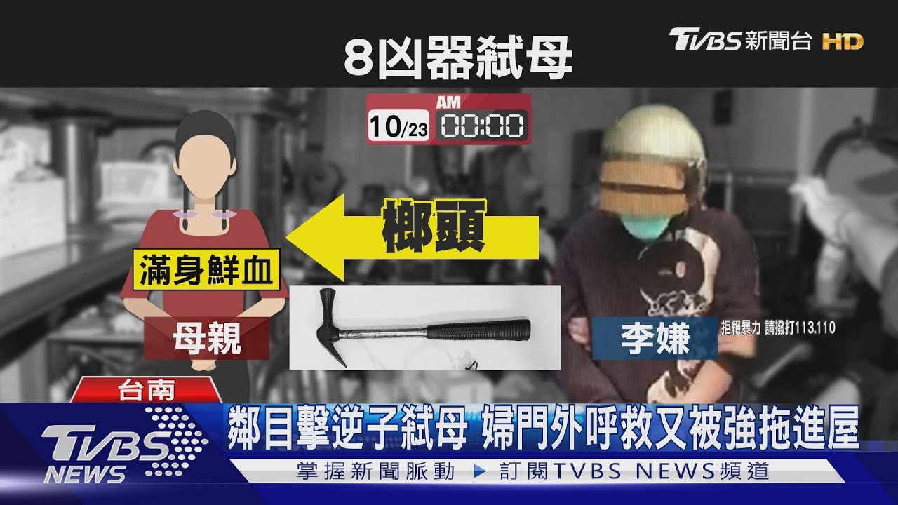 人倫悲劇!兒持8凶器弒母 婦呼救遭嫌鎖喉