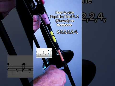 Pop like this trombone tutorial #trombone #musictutorial