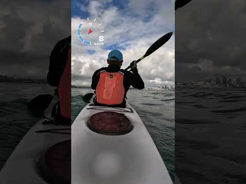 Playing in the waves #surfski #kayak #kayaking