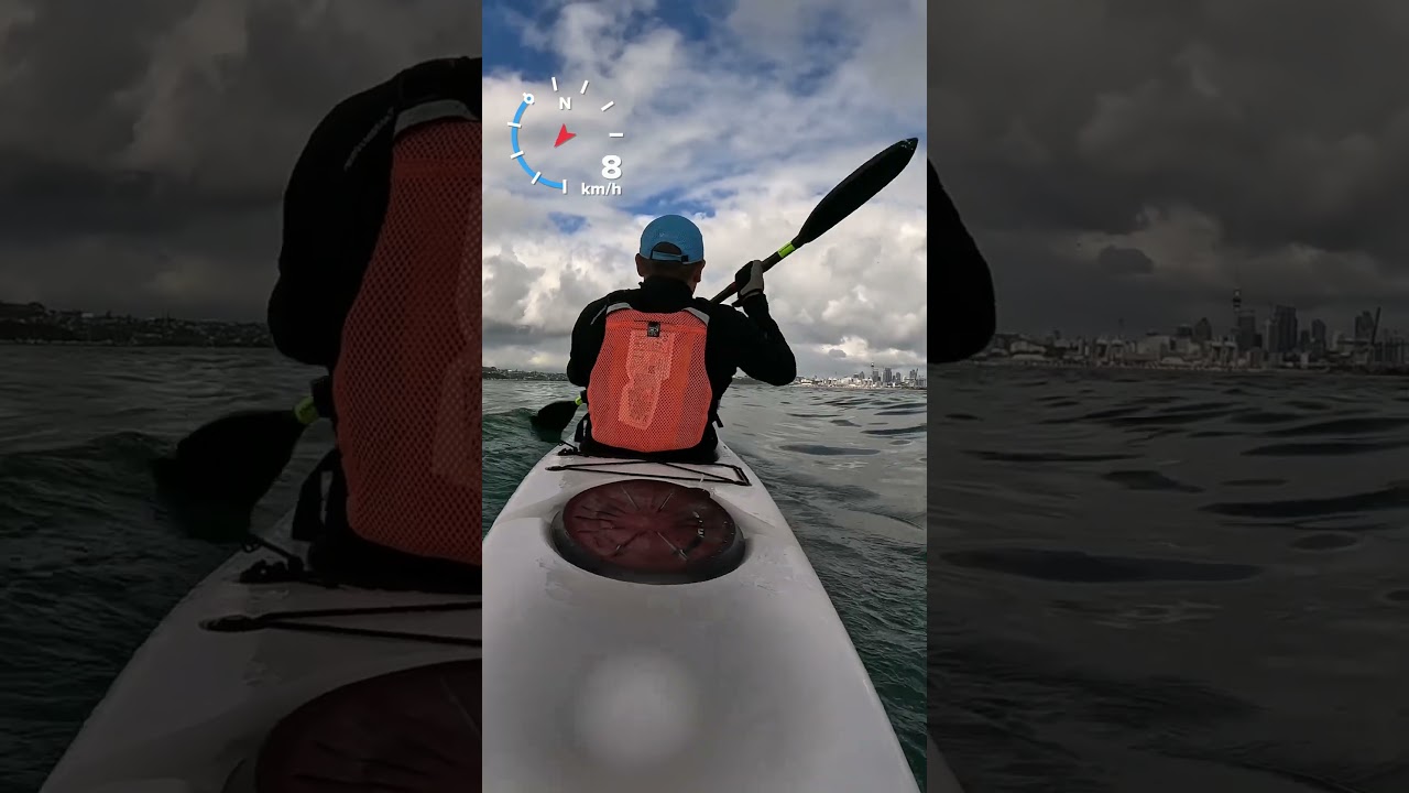 Playing in the waves #surfski #kayak #kayaking