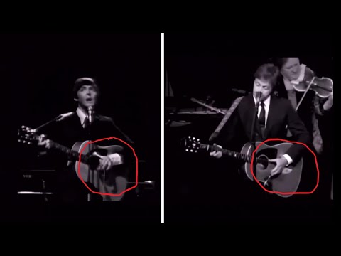 Paul McCartney vs Billy Shears - Yesterday - Completely different guitar playing style