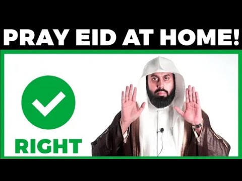 Simple step by step guide to pray eid Salah in lockdown | Based on authentic narration |
