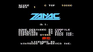 Zanac (NES) - Full Run ALL Clear (No Deaths/No Miss)