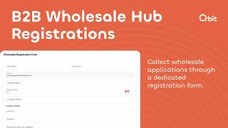 B2B Wholesale Hub Registrations