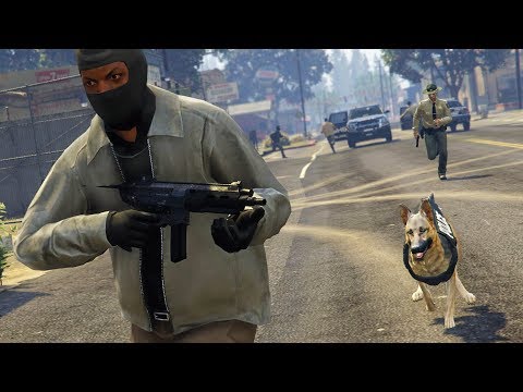 LSPDFR - Day 1003 - Police K9 Chases Down Suspect