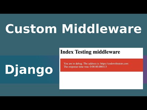 Django Custom Middleware - Tutorial With Examples thumbnail