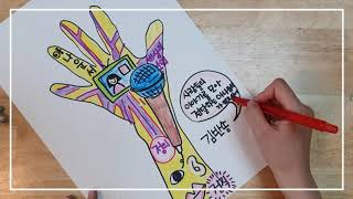 온라인 미술수업 - 손바닥 위 내 꿈 표현하기