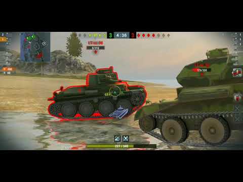 WORLD OF TANKS BLITZ: ACED the American Tier III M3 Stuart!