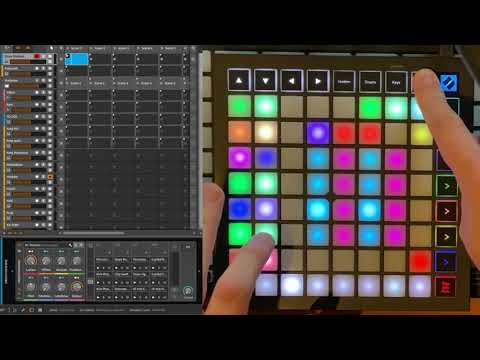New Novation Launchpad Drum Mode Features - DrivenByMoss 14.1 (Bitwig Studio)