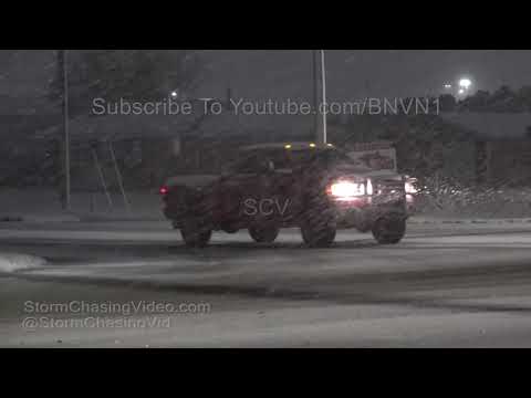 Garden City, KS Heavy Night Snow - 11/11/2018