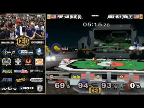 Mew2King attacks Axe IRL at CEO 2016 - Smash Melee