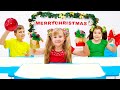 Diana And Roma DIY Ideas Decorate The Christmas Tree With Friends