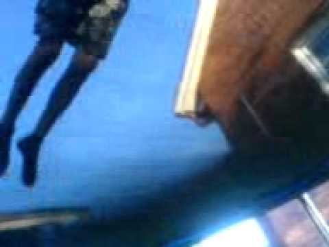 Jag och jp filmar under studsmattan