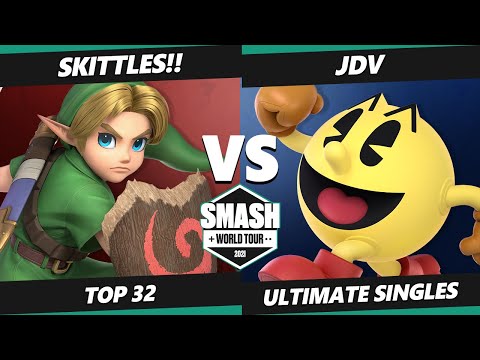 SWT NA Northwest Online Top 32 - SKITTLES!! (Young Link) Vs. JDV (Pac-Man) SSBU Ultimate Tournament