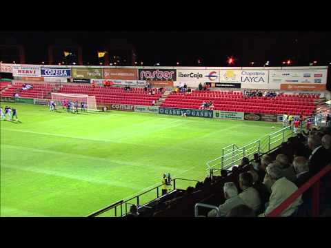 Gol de Álex Ortiz (0-1) en el SD Huesca - CD Guadalajara Ronda 2 Copa del Rey