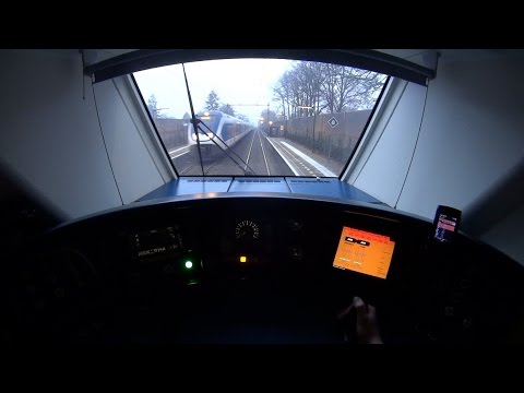 Train Driver's POV slt Amersfoort Vathorst - Amsterdam 2016