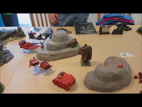 Warhammer 40K Battle report - Aeldari VS Salamanders - 2000pts