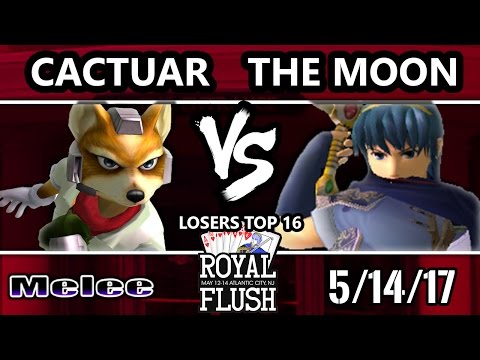 Royal Flush SSBM - MSF | The Moon (Marth) vs. SPY | Cactuar (Fox) - Smash Melee