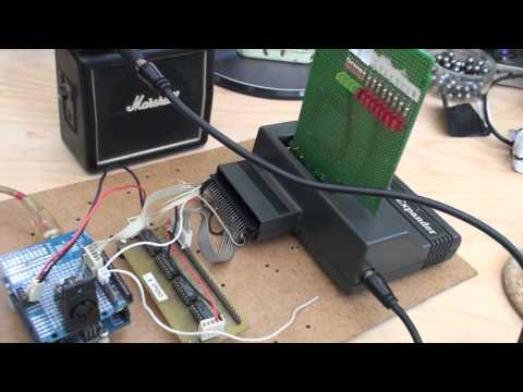 Arduino Uno R3 controls Commodore 64 SFX Sound Expander