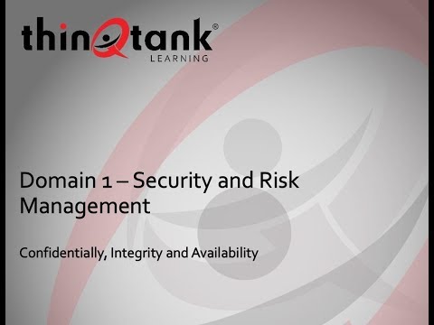 thinQtank Learning Training Camp - ISC2 CISSP (Confidentiality, Integrity and Availability)