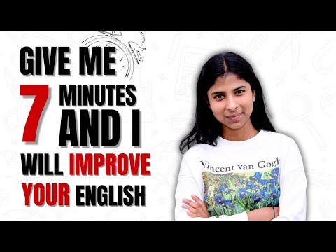 Give me 7 Minutes and I will improve your English | Janhavi Panwar