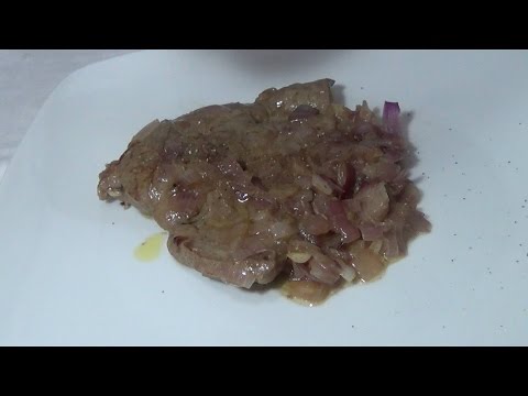 Venetian-style liver with onions