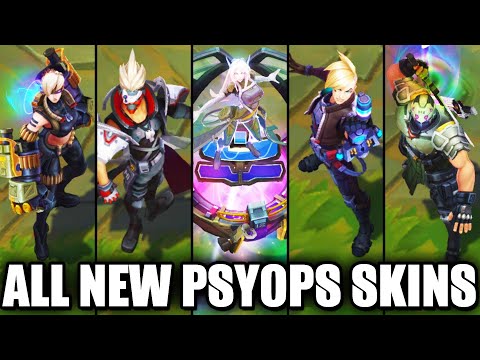 New PsyOps Skins Spotlight Sona, Master Yi, Ezreal, Shen, Vi (League of Legends)