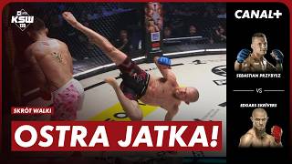 ELEKTRYCZNE STARCIE W KLATCE! NAPIĘCIE DO SAMEGO KOŃCA! PRZYBYSZ – SKRIVERS, SKRÓT (XTB KSW 120)