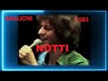 claudio Baglioni NOTTI live 1981 stereo HQ