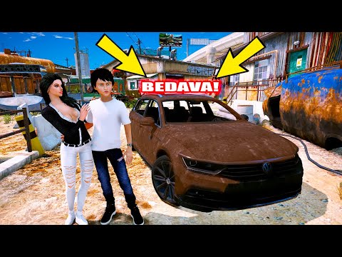 ATES FOUND A SUPER CAR IN A JUNKYARD AND HAS IT REPAIRED! - GTA 5