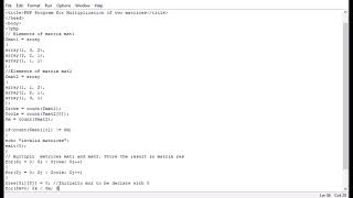 Download the video "PHP Program for Multiplication of two matrices"
