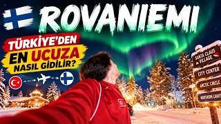 ROVANİEMİ GEZİ REHBERİ 🇫🇮 | Ucuz Uçak Bileti, Ulaşım ve 4K Şehir Turu