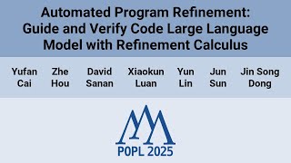[POPL'25] Automated Program Refinement: Guide and Verify Code Large Language Model with(…)