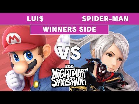 2GG NoS - Lui$ (Mario) VS Spider-man (Robin, Banjo) - Smash Ultimate - Pools